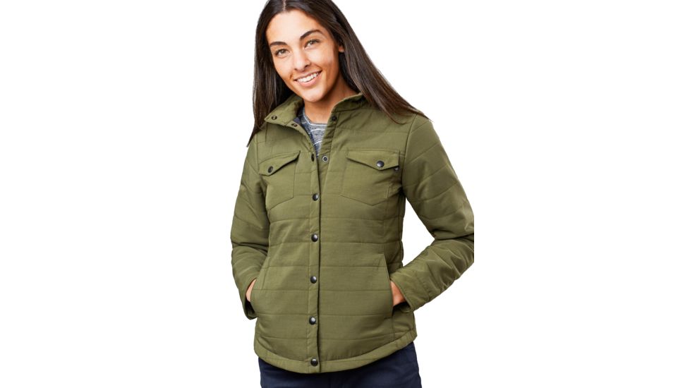 United By Blue Bison Snap Jacket - Womens, Olive, Extra Large, 201-0065-4306