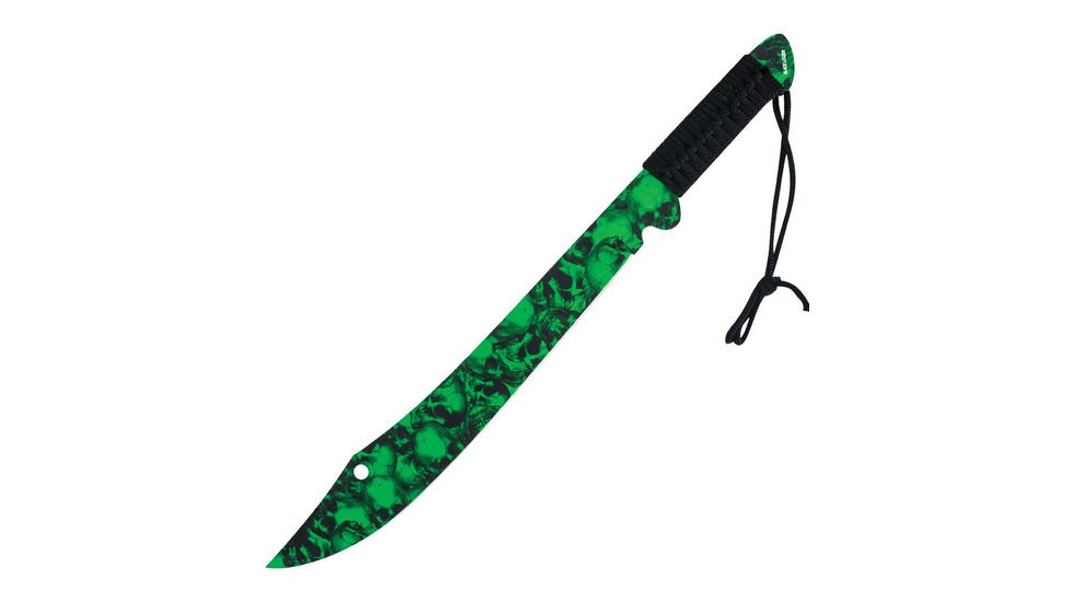 United Cutlery Black Legion Skull Mayhem Sword- Green - BV182