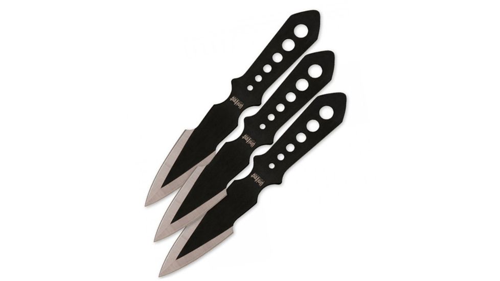 United Cutlery Lightning Bolt Triple Thrower  Set w/Sheath UC2833