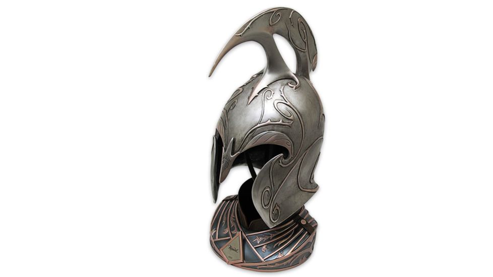 United Cutlery Rivendell Elf Helm w/ wood display, UC3075