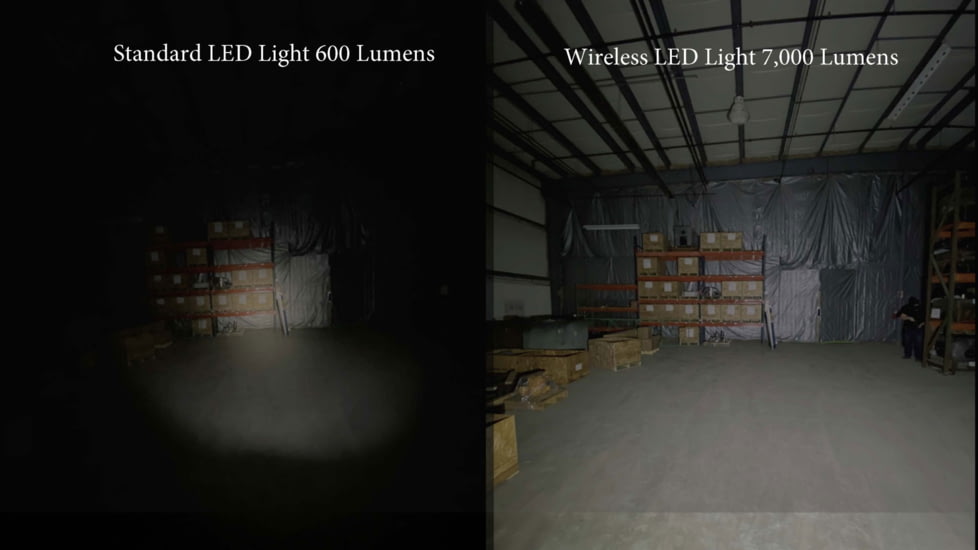 United Shield 7000 Lumens LED Light for Shield, Black, W7k-led