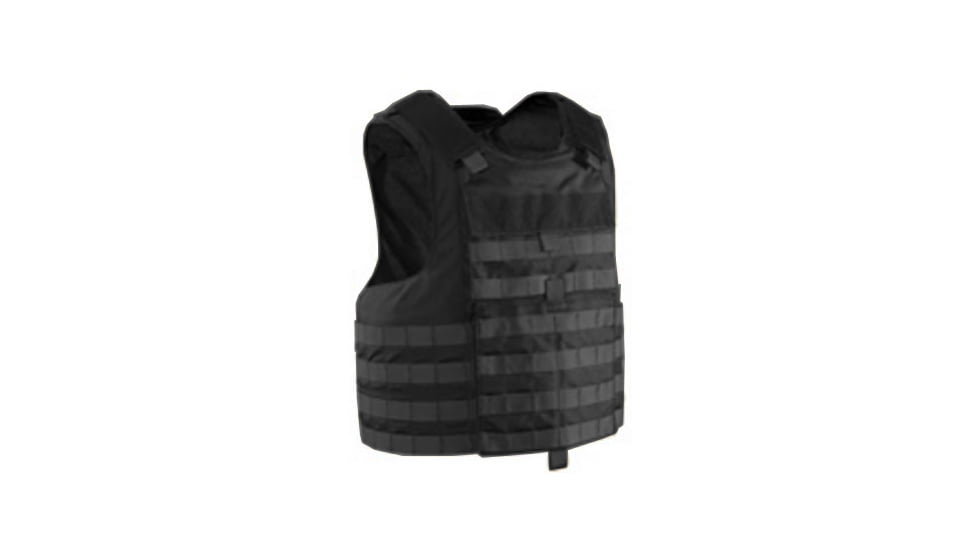United Shield Fortress Universal Tactical Vest with Level IIIA Ballistics, NIJ 06 certified, Black FUTV-IIIA-Blk-Md