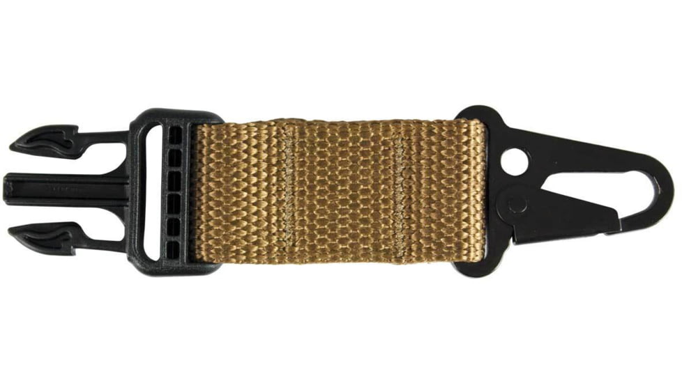 United States Tactical 1.25in Sling Adapter Hook HK, Coyote, UST-ADP00202QH