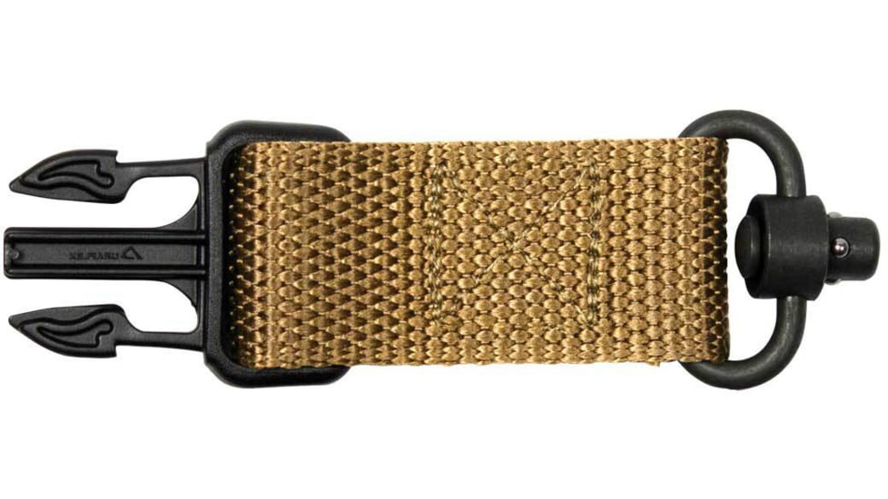 United States Tactical 1.25in Sling Adapter Hook QD, Coyote, UST-ADP00202QD