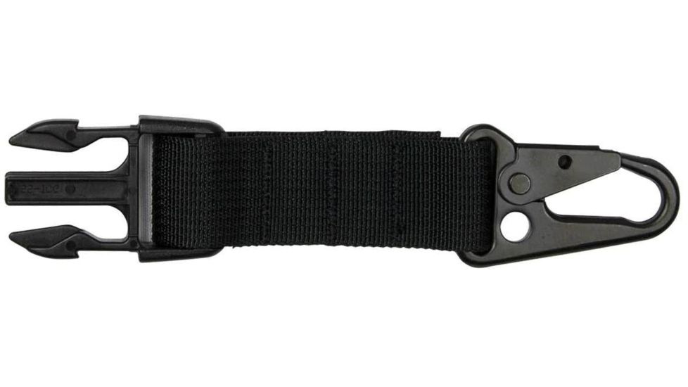 United States Tactical 1in Sling Adapter Hook HK, Black, UST-ADP00101QH