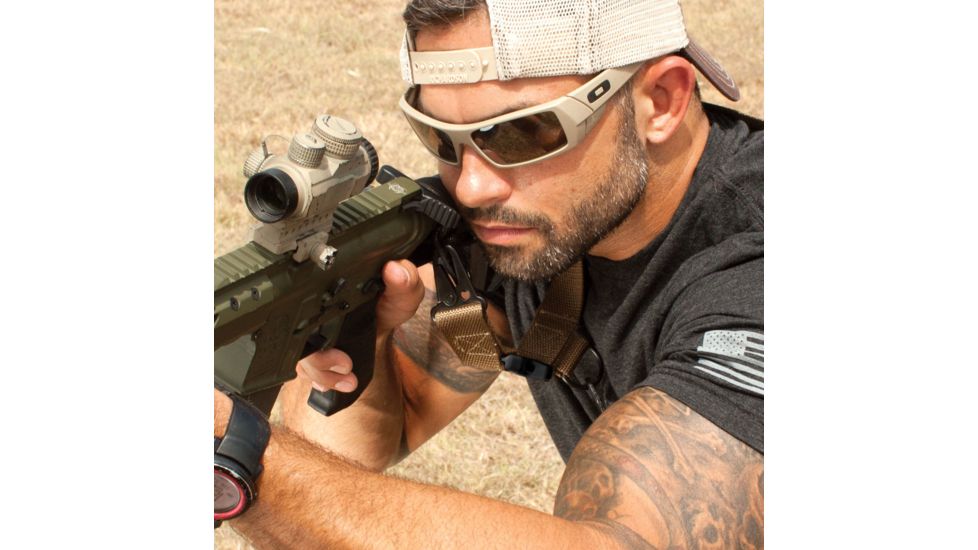 United States Tactical C1 2-to-1 Point 1.25in Tactical Sling, QD, Coyote, One Size, UST-SLC00102QD