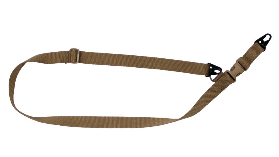 United States Tactical C1 - 2-to-1 Point Tactical Sling, 1.25in, HK Hook, Coyote, UST-SLC00102QH