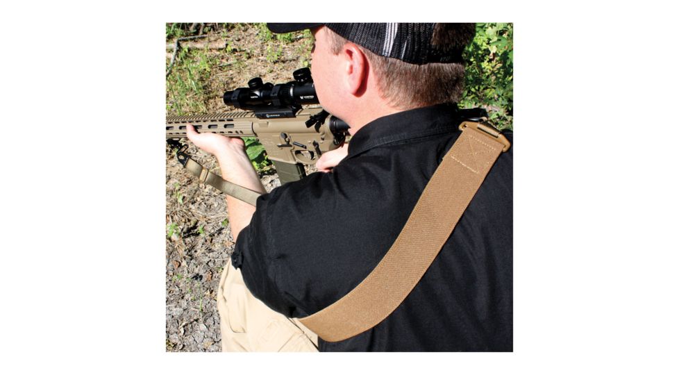 United States Tactical C2 2-to-1 Point 2in Tactical Sling, QD, Coyote, One Size, UST-SLC00202QD