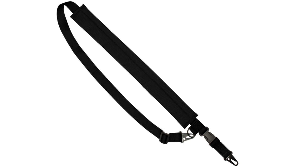 United States Tactical C5 - 2-to-1 Point Padded Tactical Sling, 1.25in, HK Hook, Black, UST-SLC00501QH