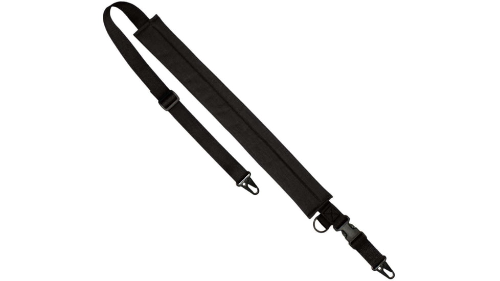 United States Tactical C5 - 2-to-1 Point Padded Tactical Sling, 1.25in, HK Hook, Black, UST-SLC00501QH