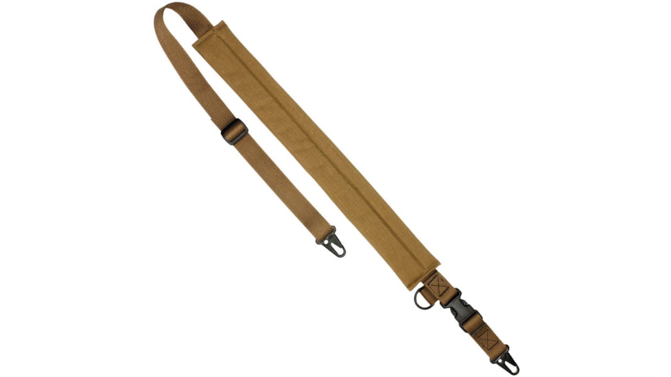 United States Tactical C5 - 2-to-1 Point Padded Tactical Sling, 1.25in, HK Hook, Coyote, UST-SLC00502QH