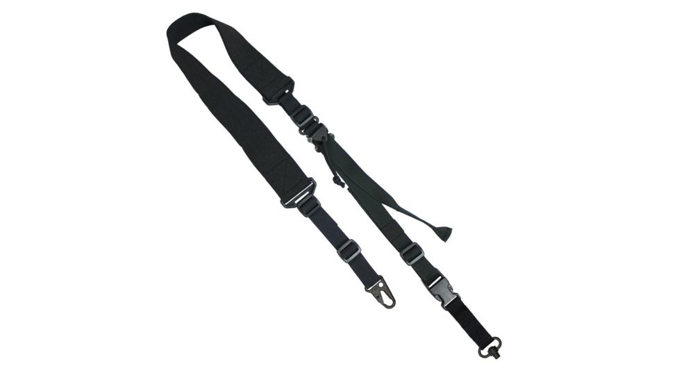 United States Tactical D1 - 2-Point Rapid Fit Sling, 2in, QD Swivel, Black, UST-SLD00101QD
