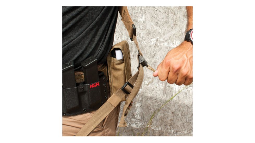 United States Tactical D1 2-Point 2inTactical Sling, QD, Coyote, One Size, UST-SLD00102QD