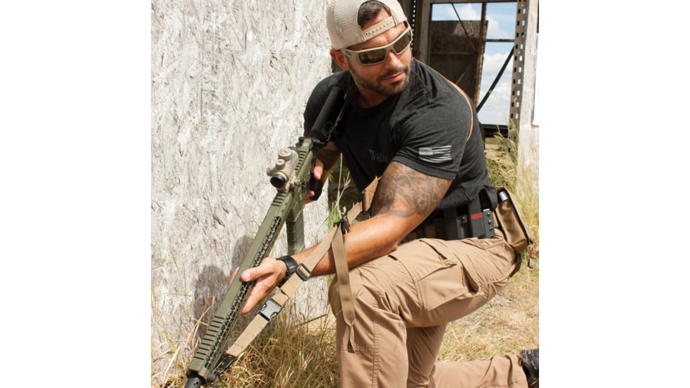 United States Tactical D1 - 2-Point Open Ended Rapid Fit Sling, 2in, Coyote, UST-SLD00102OE