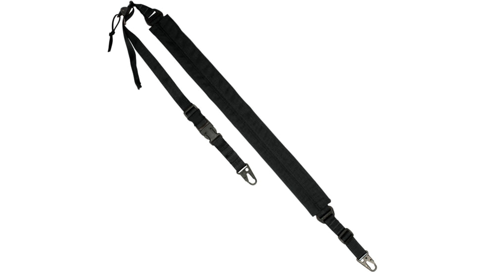 United States Tactical D3 - 2-Point Rapid Fit Padded Tactical Sling,1in, HK Hook, Black, UST-SLD00301QH