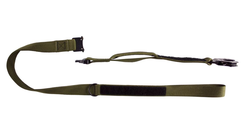 United States Tactical Two-Piece Leash, COBRA Buckle and Frog Clamp, Olive Drab, UST-K9L00103CF