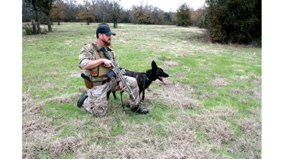 United States Tactical Dog Leash w/ Quick-Release Buckle and HK Hook, Olive Drab UST-K9L00103QH