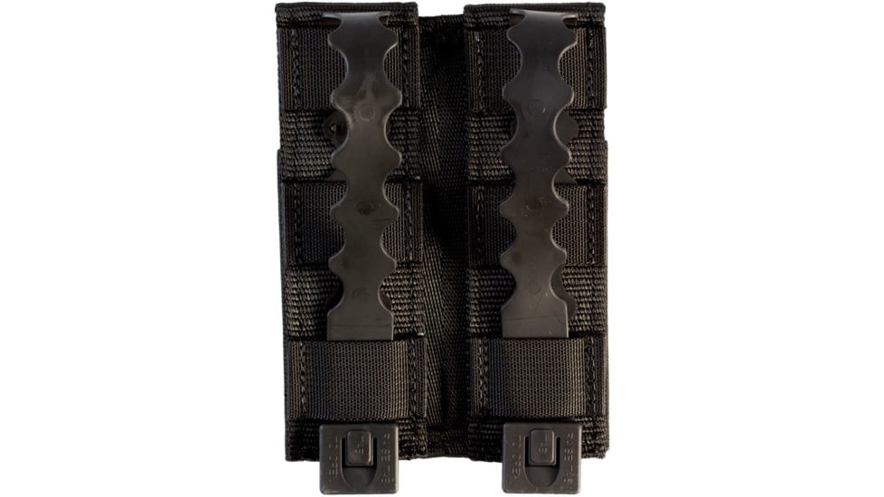 United States Tactical Double Pistol Mag Pouch, Black, UST-MOL01701