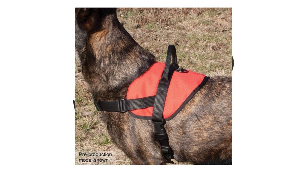 United States Tactical K9 Service Vest, Red/Black, Medium, UST-K9V004M