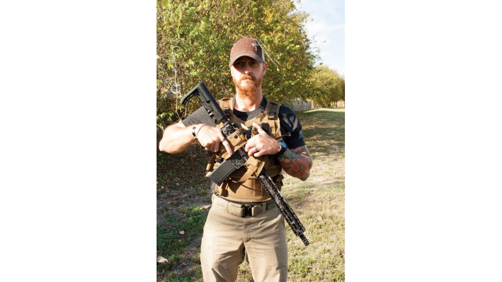 United States Tactical LBE Vest w/Elite Retention System, Coyote, One Size, UST-MOL00702