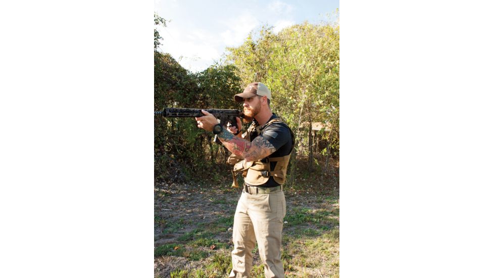 United States Tactical LBE Vest w/Elite Retention System, Coyote, One Size, UST-MOL00702