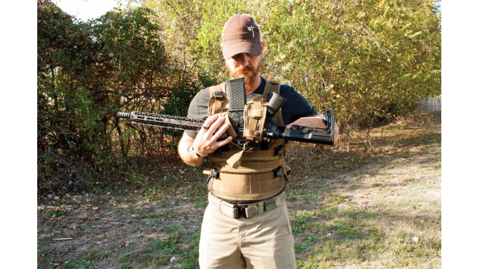 United States Tactical LBE Vest w/Elite Retention System, Coyote, One Size, UST-MOL00702