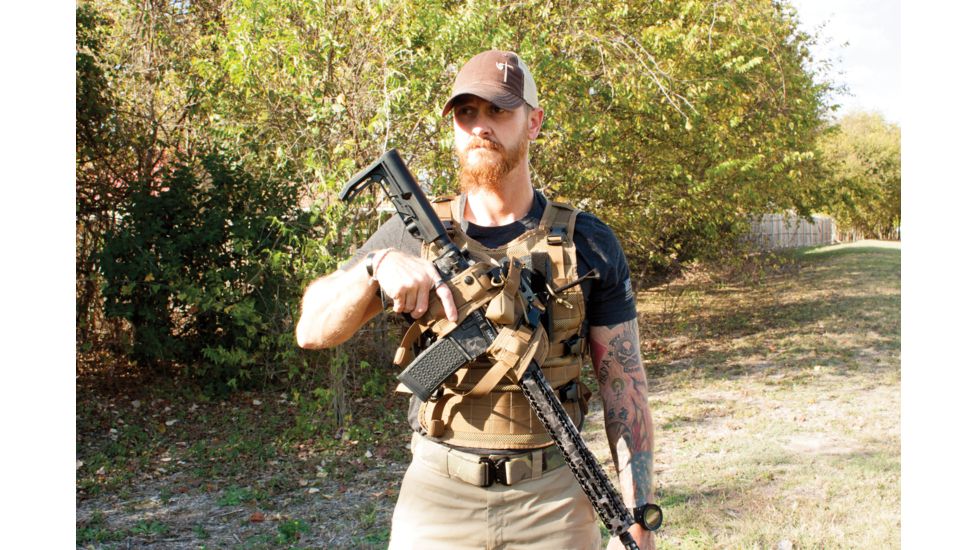 United States Tactical LBE Vest w/Elite Retention System, Coyote, One Size, UST-MOL00702