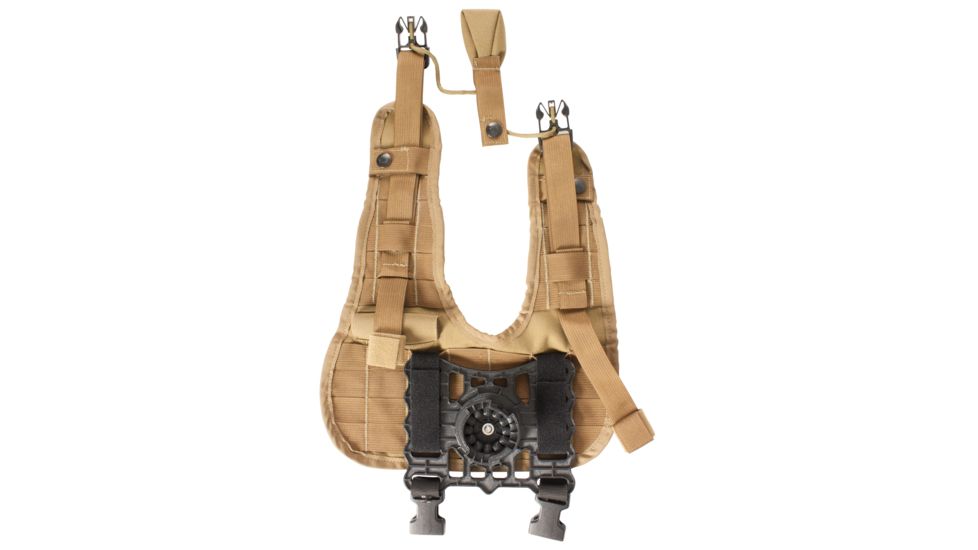 United States Tactical LBE Vest w/Elite Retention System, Coyote, One Size, UST-MOL00702