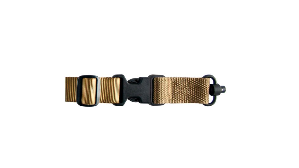 United States Tactical MOLLE Sling, 1.25in, QD Swivel, Coyote, UST-SLM00102QD