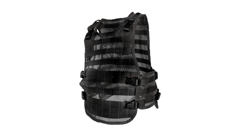 United States Tactical Mesh MOLLE Vest, Black, One Size, UST-MOL01001