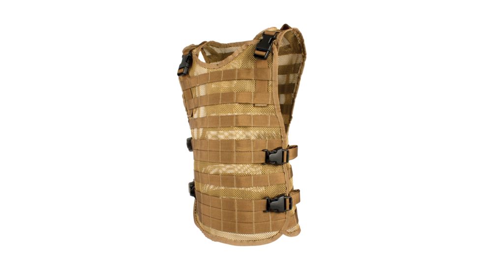 United States Tactical Mesh MOLLE Vest, Coyote, One Size, UST-MOL01002