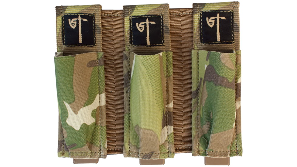 United States Tactical Pistol Mag Pouch, Triple, MultiCam, UST-MOL03004