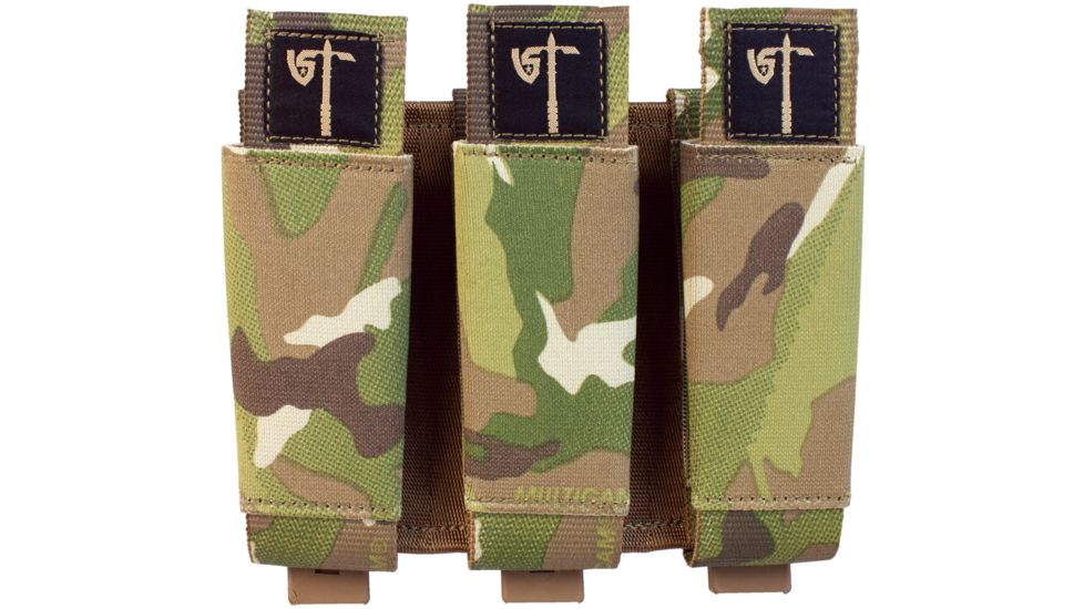 United States Tactical Rifle Mag Pouch, Triple, MultiCam, UST-MOL02904