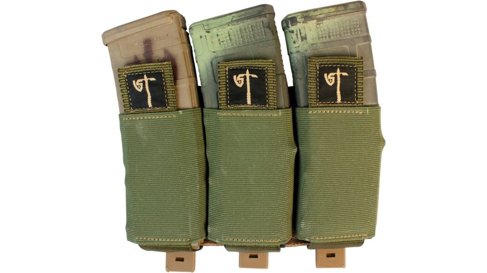 United States Tactical Triple Rifle Mag Pouch, Olive Drab, UST-MOL02903