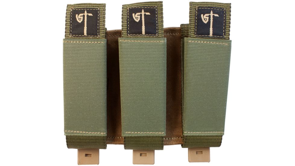 United States Tactical Rifle Mag Pouch, Triple, Olive Drab, UST-MOL02903