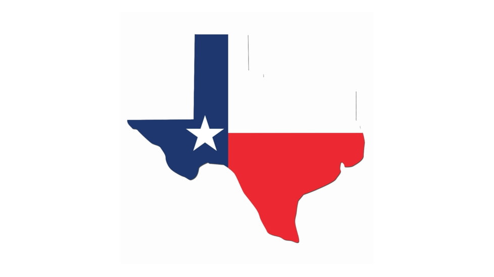 United States Tactical Sticker - Texas Flag State
