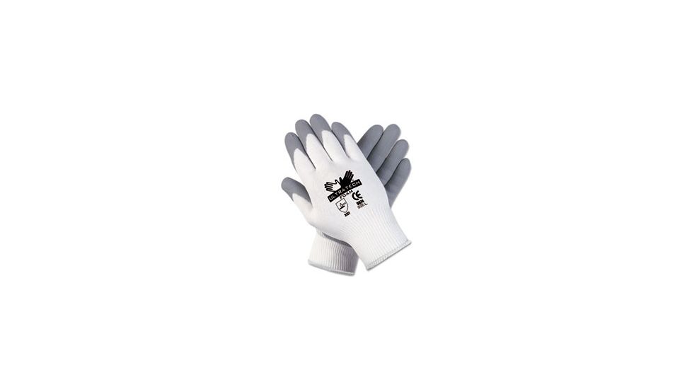 United Stationers Gloves Seamlss Dip Med Gy CRW9674M, Unit PR