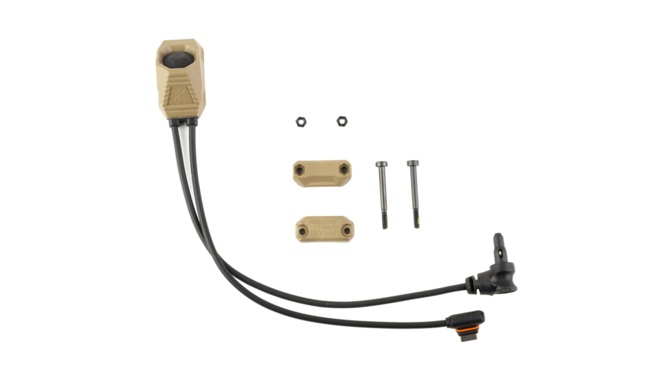 Unity Tactical AXON SL SYNC 7in Dual Lead Remote Switch For Crane Laser, FDE, AXN-SL-UCI7F