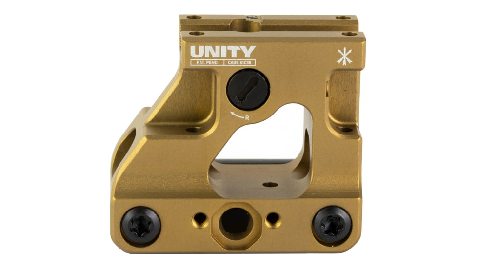 Unity Tactical FAST Trijicon MRO Mount, 2.26" Optical Height,  MRO/MRO-HD Footprint, Anodized Finish, FDE, FST-MROF