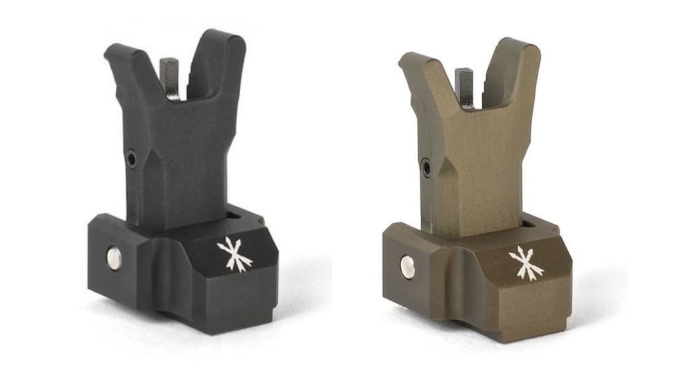 Unity Tactical Folding Front Iron Sight, Black, Flat Dark Earth
