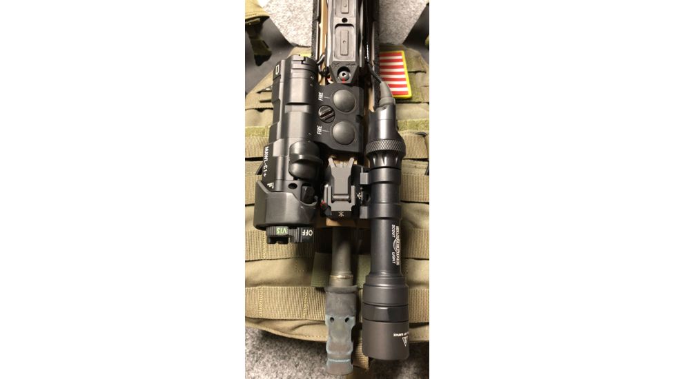 Unity Tactical Top Mounted Deployable Iron Sight, Black, FUS-S1B
