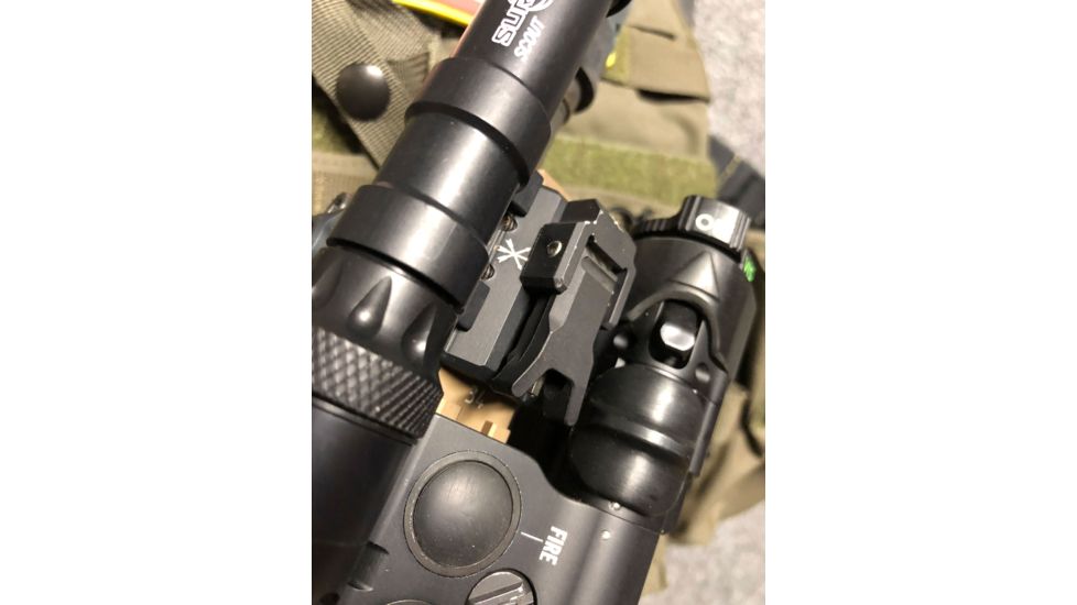 Unity Tactical Top Mounted Deployable Iron Sight, Black, FUS-S1B