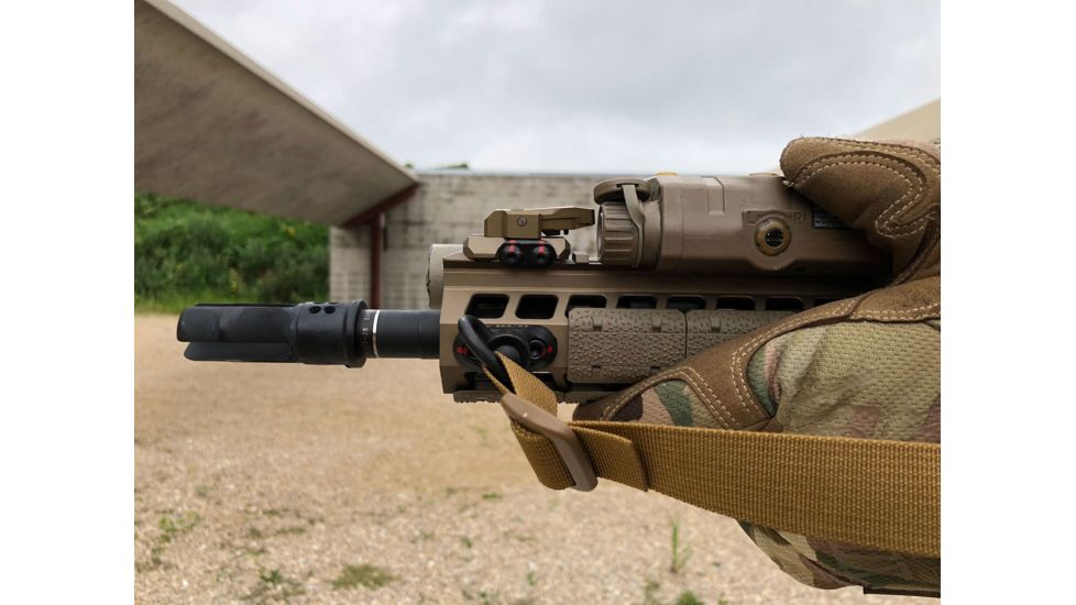 Unity Tactical Top Mounted Deployable Iron Sight, Flat Dark Earth, FUS-S1F