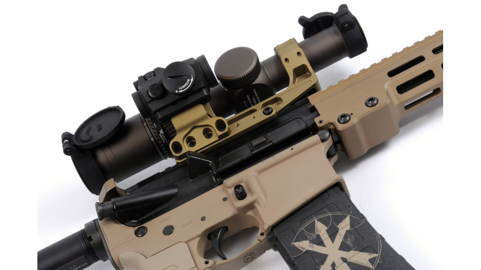 Unity Tactical Low Power Variable Optic Scope Mount, 30mm, 2.05 Centerline, FDE, FST-S30205F