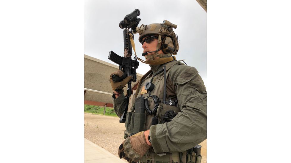 Unity Tactical Remora Mount for 3M Peltor Tactical Helmet, Black, HLM-REM, EDEMO1