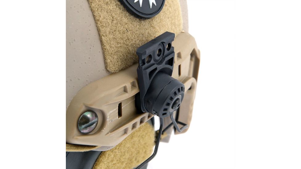 Unity Tactical Remora Mount for 3M Peltor Tactical Helmet, Black, HLM-REM, EDEMO1