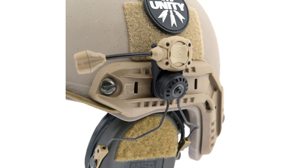 Unity Tactical Remora Mount for 3M Peltor Tactical Helmet, Black, HLM-REM, EDEMO1