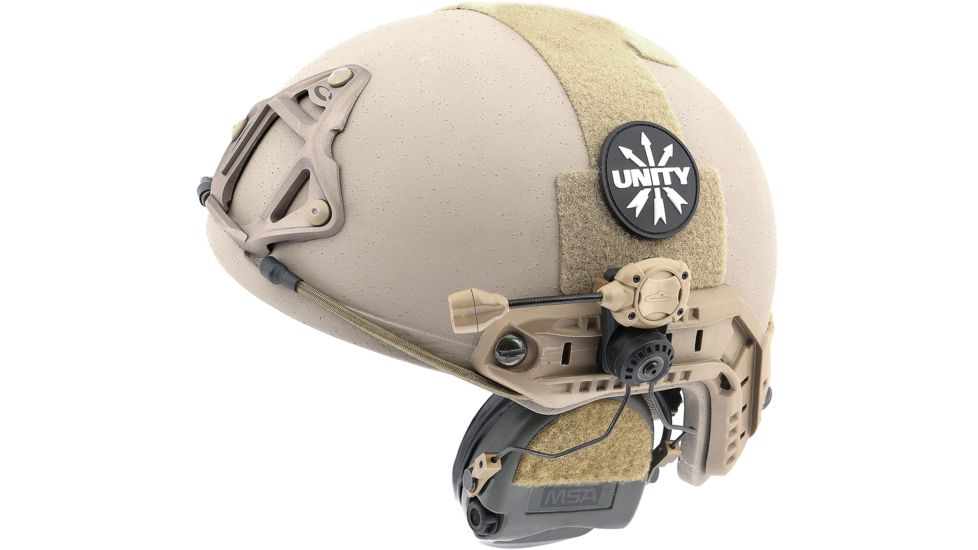 Unity Tactical Remora Mount for 3M Peltor Tactical Helmet, Black, HLM-REM, EDEMO1