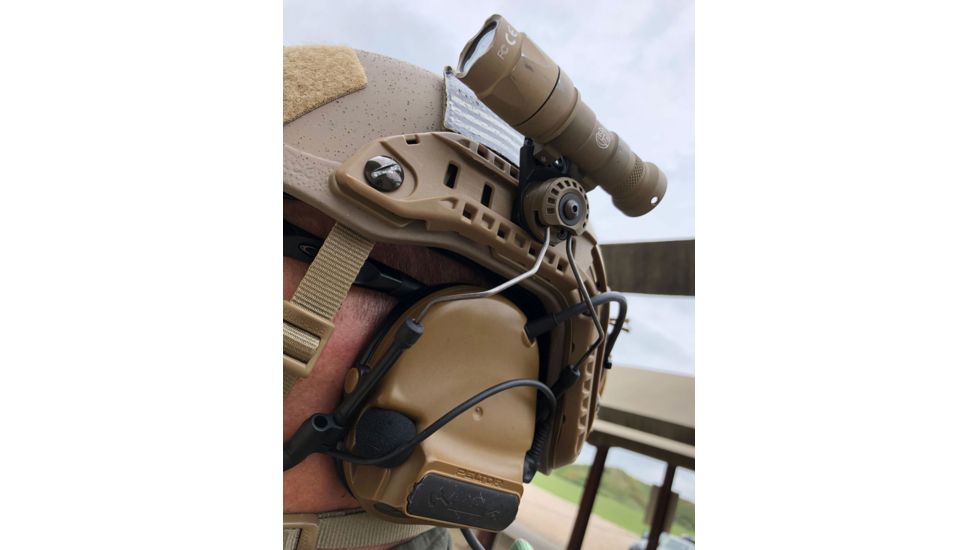 Unity Tactical Remora Mount for 3M Peltor Tactical Helmet, Black, HLM-REM, EDEMO1