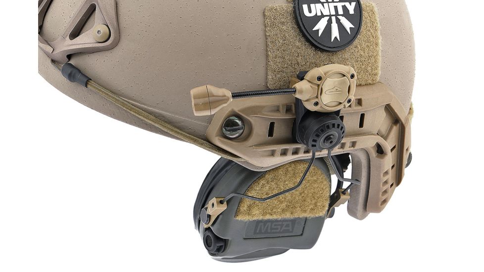 Unity Tactical Remora Mount for 3M Peltor Tactical Helmet, Black, HLM-REM, EDEMO1